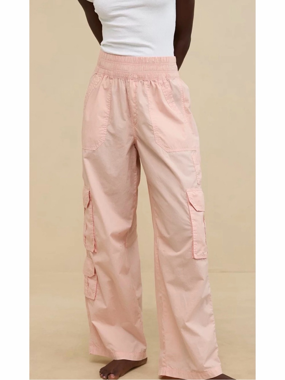 Aerie Easiest Cargo Pant Dusty Pink